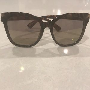 NWOT Tort Cat Eye Large Sunglasses